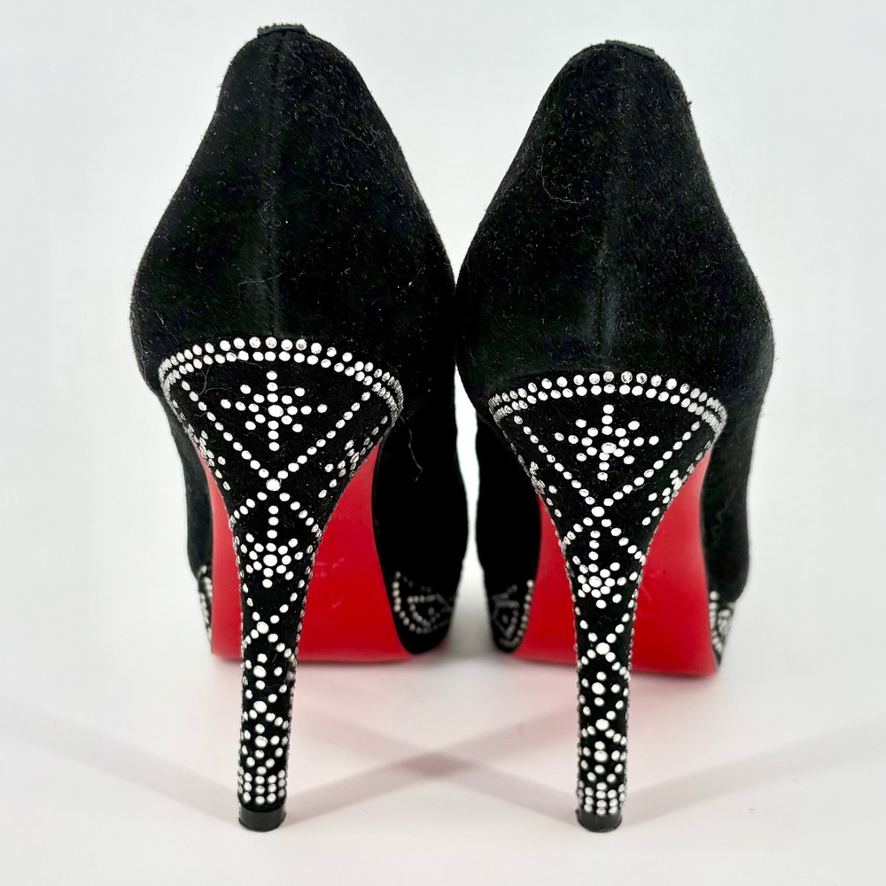 Christian Louboutin Eugenie Crystal Rhinestone Heels - Picture 5 of 15